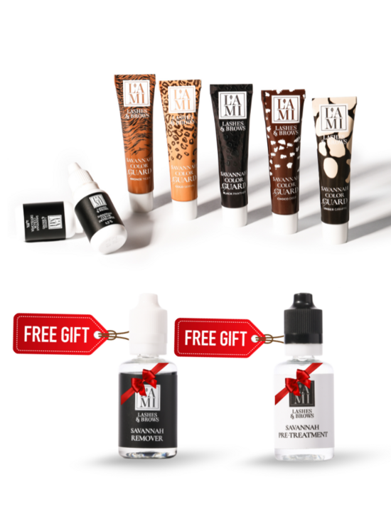 Savannah tints (5 colors) + 2 oxides (1,5% & 2,8%) = Remover & Pre-treatment For Free